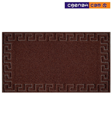 Коврик придверный "Spongy" 50х80 см (коричневый) SUNSTEP