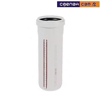 Труба ПП  HTEM 32х2000 мм белый