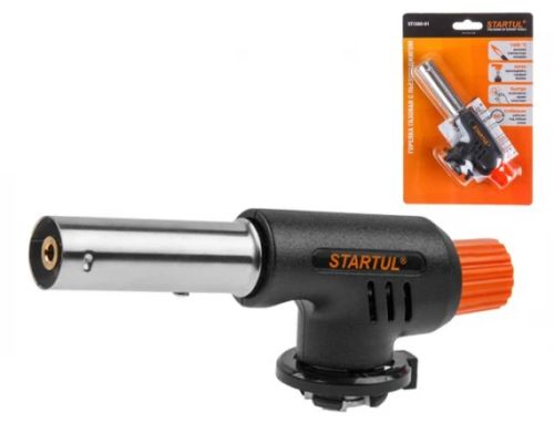 Горелка газовая с пьезоподжигом STARTUL (ST1560-01), арт.ST1560-01