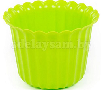 Горшок цветочный "Виола"  h=168 мм - 3 л лимонно-зеленый