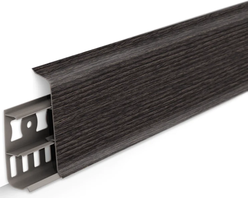 Плинтус напольный 70мм 2,2м "Идеал Деконика", 352 Каштан серый