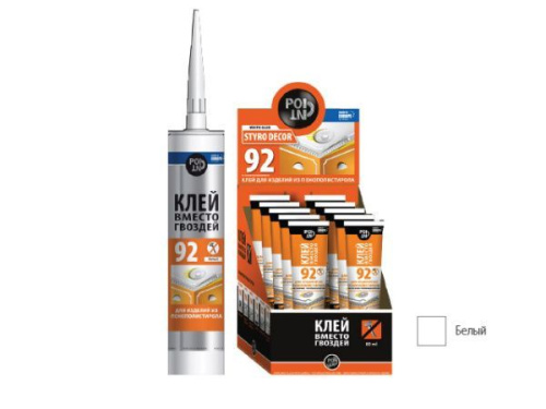 Клей монтажный POINT "Клей вместо гвоздей 92" 80мл