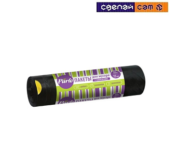 PARLO пакеты для мусора 35 литров 15 штук