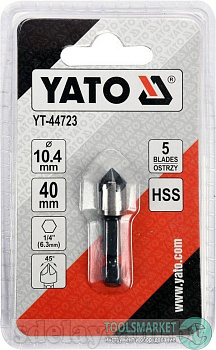 Конический зенкер 10,4мм HEX YT-44723