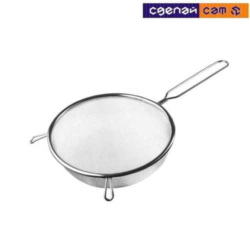 Дуршлаг с ручкой из нерж.стали диам.18см PERFECTO LINEA