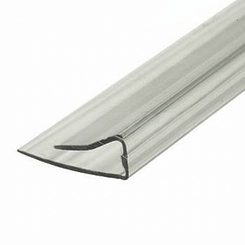 Профиль торцевой UP 4мм, прозрачный для поликарбоната длина 2100 мм.