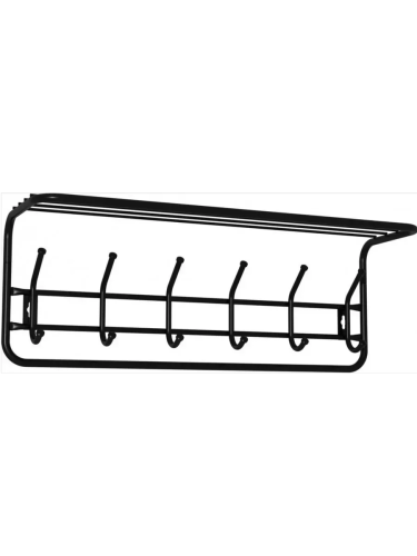 Вешалка с полкой 80 (Черный)