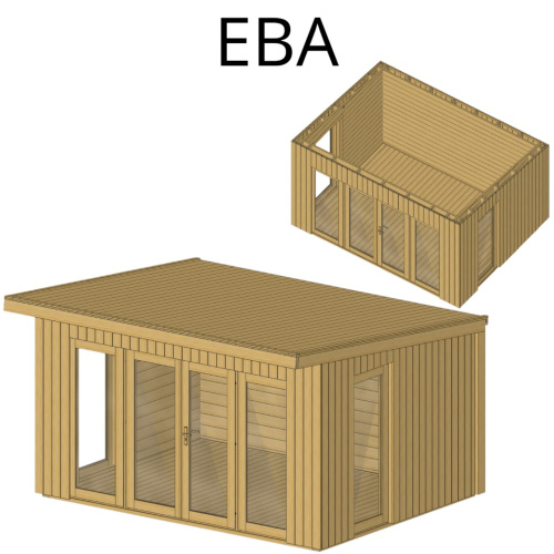 Садовый домик Ева 5х3 толщина 34+20 мм (готовая комплектация)