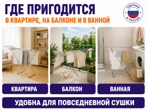 NORDWALL сушилка напольная SIGMA MAXI NS2116, 18 м фото 3
