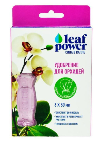 Фертика удобрение в аппликаторе Leaf Power для орхидей, 30 мл