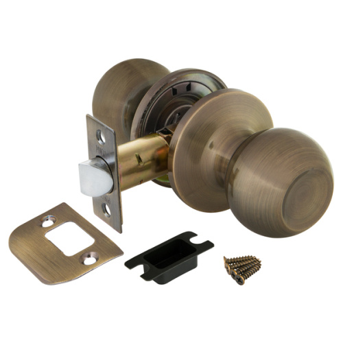 Ручка защелка DK672 AB-PS (6072 AB-P) (без фик.) бронза (25207) (PUNTO)