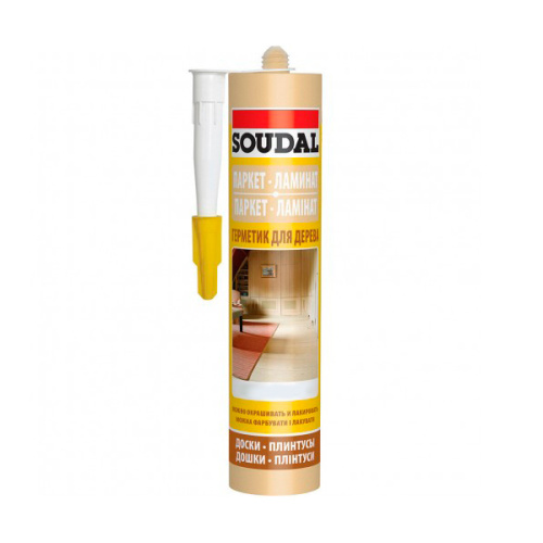 Герметик акриловый для дерева "Soudal" ПАРКЕТ ЛАМИНАТ Клен