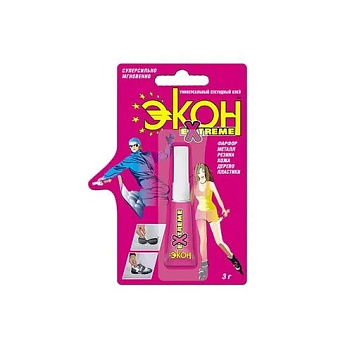 Клей Экон  Экстрим секундный 3 г мультикарта