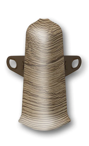 Угол наружный  для плинтуса 70мм "Идеал Деконика", 211 Дуб рустик