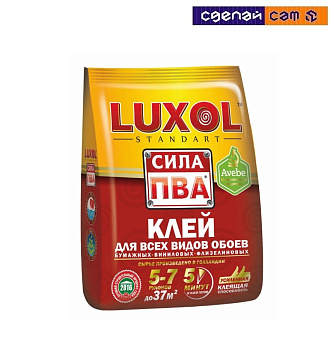 Клей обойный «LUXOL сила ПВА» (Standart), 100 г