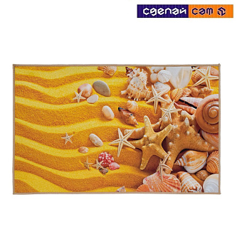 Коврик влаговпитывающий "Золотой песок" 50х80 см (Velur SPA)