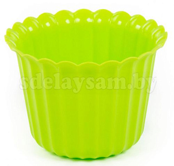 Горшок цветочный "Виола"  h=143 мм - 2 л лимонно-зеленый