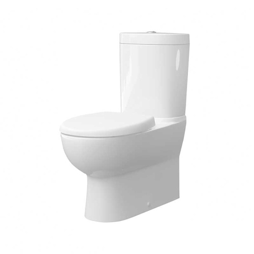 Напольный унитаз Женева Нова Инкоэр двухрежимный (жёсткое сиденье с микролифтом)