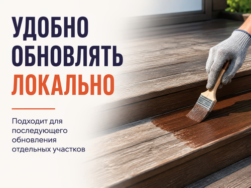 Масло для террас NEOMID Premium Terrace, белый, 0,75 л фото 4