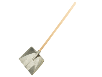 Лопата для уборки снега стальная ЛСШ-Ч 