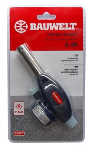 Горелка-насадка газовая с пьезоподжигом G-09  06010-009010