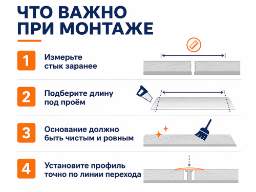 КТМ-2000 порог алюминиевый 110-02K, золото, 900 мм фото 4