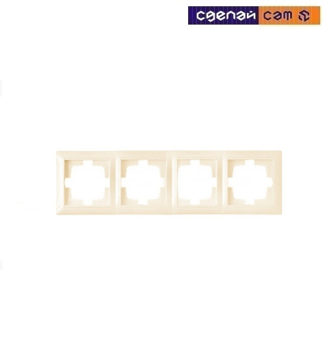 Крышка ЮЛИГ.735212.282 слон.кость