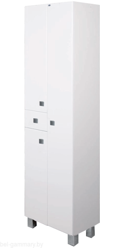 Шкаф-пенал с выдвижными ящиками Гамма 53.50 оФ2 (белый)