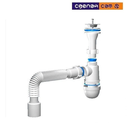 Сифон для умывальника Ани Пласт Варяг C5010