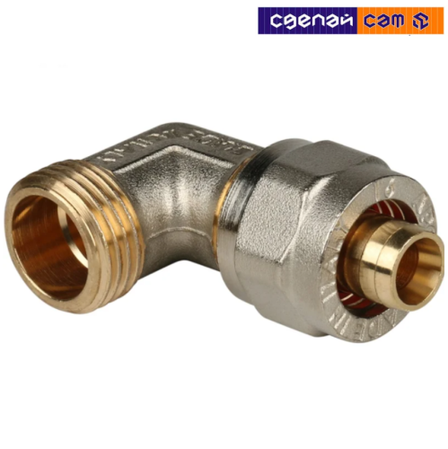 Угольник с наружной резьбой резьбовые фитинги 16х1/2 (3753L01216)