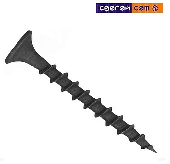 Саморез по ГК, крупный шаг 4,2x70 (пакет/25шт) 