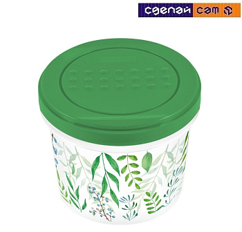 Банка с закручивающейся крышкой GREEN VELVET 0,7л 
