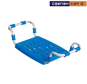 Сиденье в ванну раздвижное пластик-индиго СВ5-инд