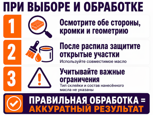 Мебельный щит из дуба, 1200×800×40 мм, сорт 2/2 фото 4