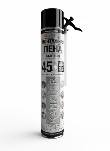 Пена монтажная бытовая KANZLER HOME PLUS всесезонная, 750 мл KANZ/HOME/V/750