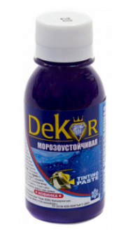 Паста колерная Dekor сиреневый №20 0,1кг