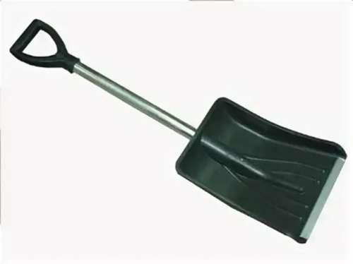 Лопата пластмассовая  №7 365х250 с пл с метал. чер V руч  04005-07