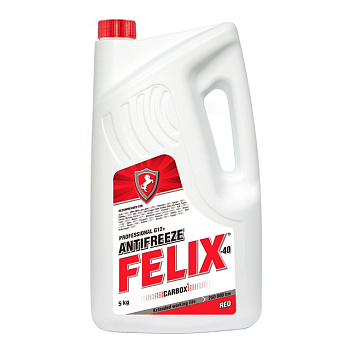 Антифриз FELIX CARBOX G12+ (красный), в п/э кан. 5 кг