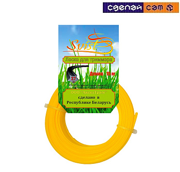 Леска для триммера сечение звезда диаметр 2,7 катушка 15 м