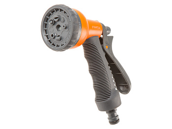 Пистолет-распылитель 8-позиционный с мягкой ручкой STARTUL GARDEN (ST6010-04)