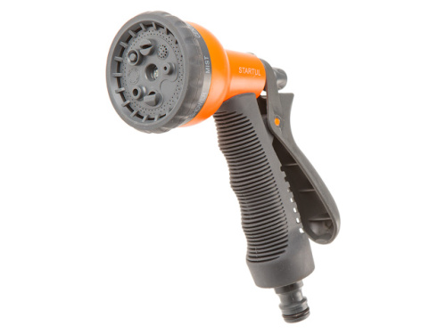Пистолет-распылитель 8-позиционный с мягкой ручкой STARTUL GARDEN (ST6010-04)