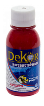 Паста колерная  "DEKOR" розовый №19 0,1 кг