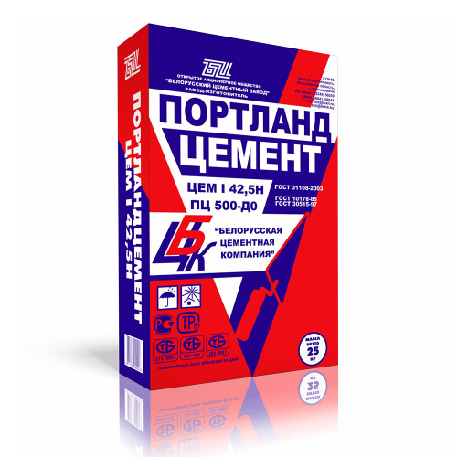 Портландцемент ЦЕМ I 42.5 по 15 кг (маркаД0)