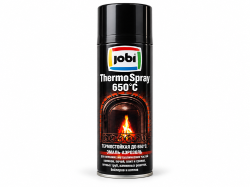 Эмаль аэрозольная JOBI, термостойкая до 650 °C