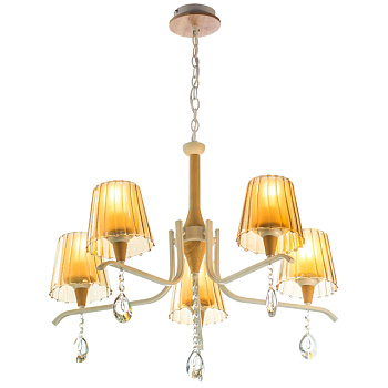 Светильник НСБ 01-5x60-105 NH5315/5 белый/дерево