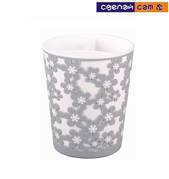 Подставка под столовые приборы "Бархат" (серый) М7264     