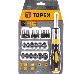 Насадки и сменные головки с держателем, набор 29 шт.  39D356