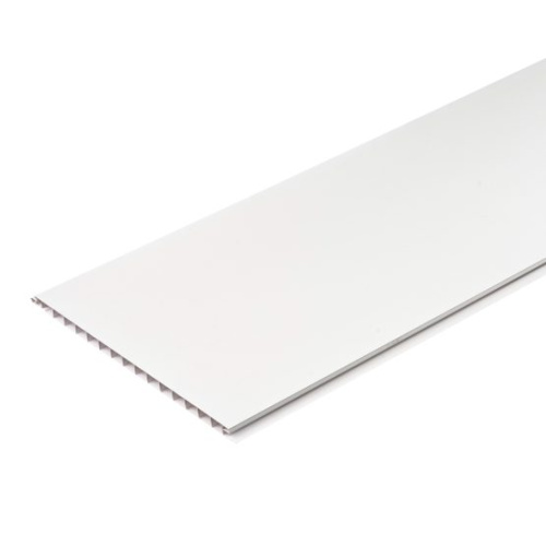 ПАНЕЛЬ ПВХ для внутренней отделки Эколайн (цвет белый) 2700*250*8мм