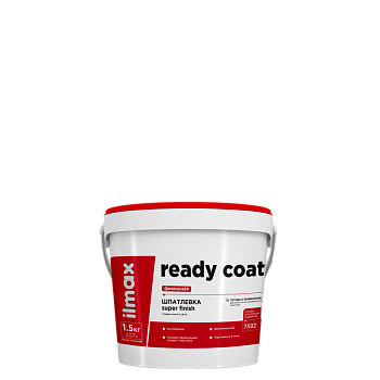 Шпатлевка белая В П 1 ПС ilmax ready coat шпатлевка финишная 1.5кг