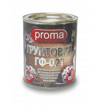 Грунтовка ГФ-021 Светло-серая Proma 0,8 кг